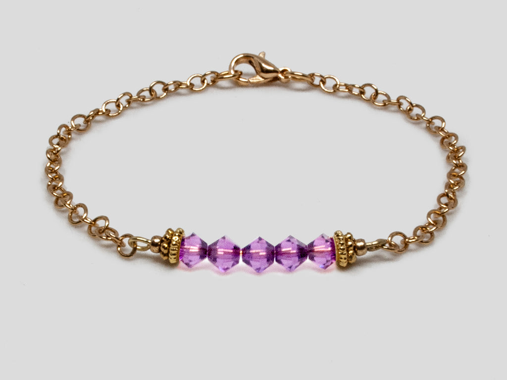 Birthstone Bracelet - February