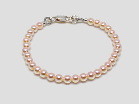 Baby Pearl Bracelet-Peach