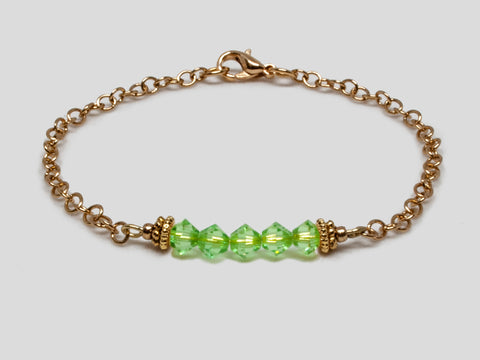Birthstone Bracelet - August
