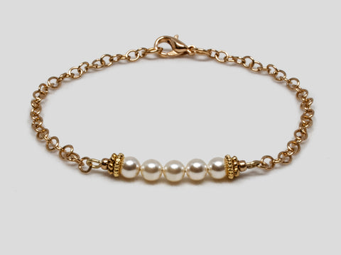 White Pearl Bracelet